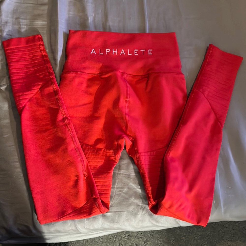 Alphalete OG revival leggings red